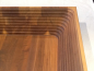 Preview: Schale Holz 70/70/18cm Nuss