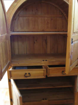 Preview: Holzschrank Pinie Massiv