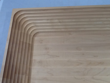 Preview: Schale Holz 80/80/13cm Ahorn