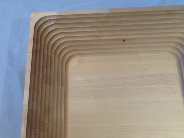 Preview: Schale Holz 70/70/18cm Ahorn