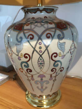 Preview: Tischlampe Porzellan