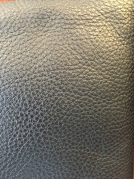 Preview: 2 Zierkissen Leder Kohle