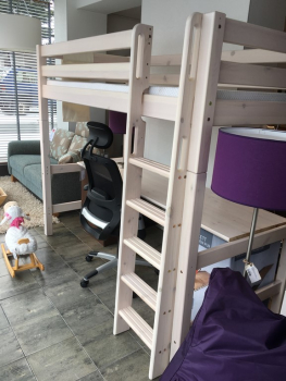 Preview: Hochbett mit Schreibtischplatte