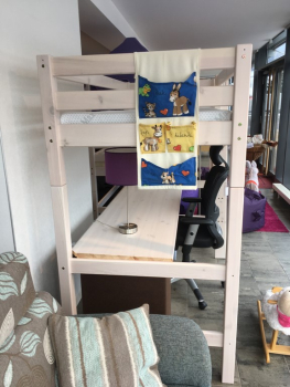 Preview: Hochbett mit Schreibtischplatte