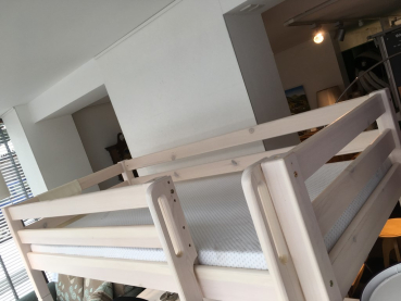 Preview: Hochbett mit Schreibtischplatte