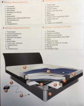 Preview: Wasserbettheizung Carbon Digital