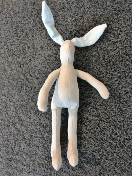 Preview: Häschen Hellgrau/Blau