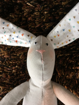 Preview: Häschen  Hellgrau/Herz