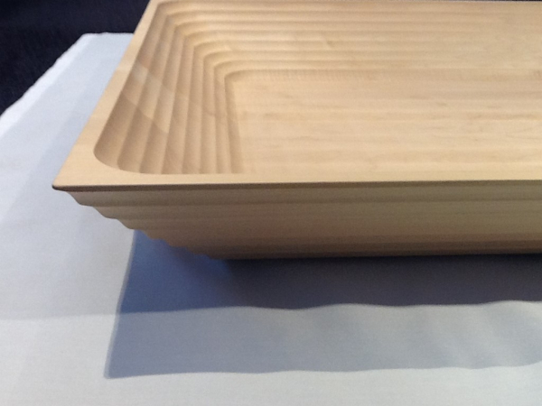 Schale Holz 80/80/13cm Ahorn