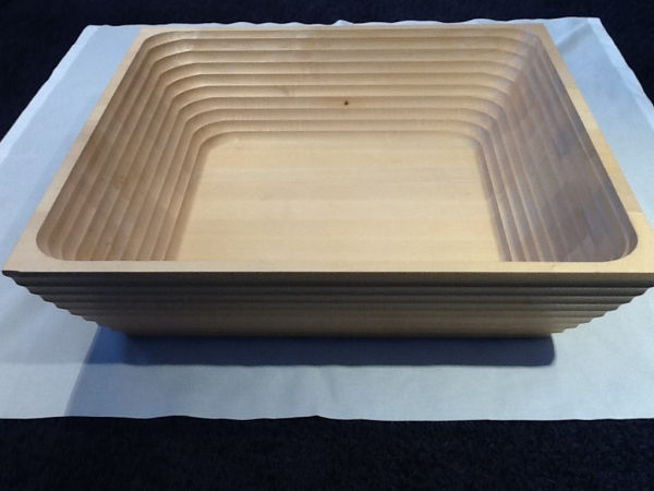 Schale Holz 70/70/18cm Ahorn