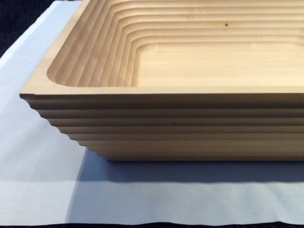 Schale Holz 70/70/18cm Ahorn