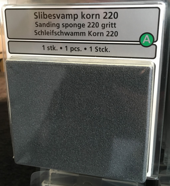 Schleifschwamm Körnung 220