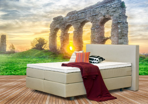 Boxspringbett FLORENZ 200x200 cm
