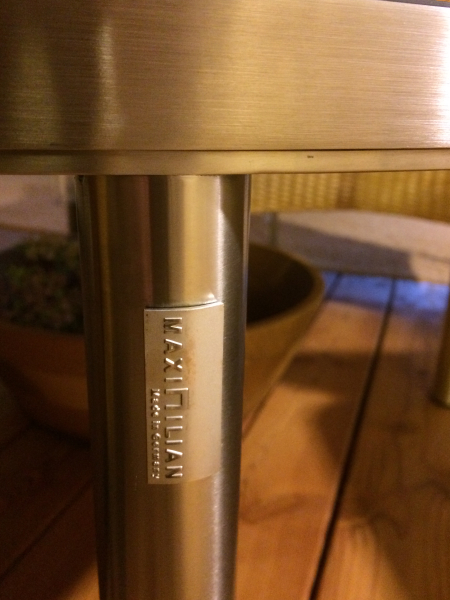 Salontisch rund Platane