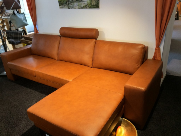 Ledersofa VariantaSelect cognac