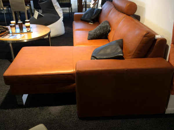 Ledersofa VariantaSelect cognac